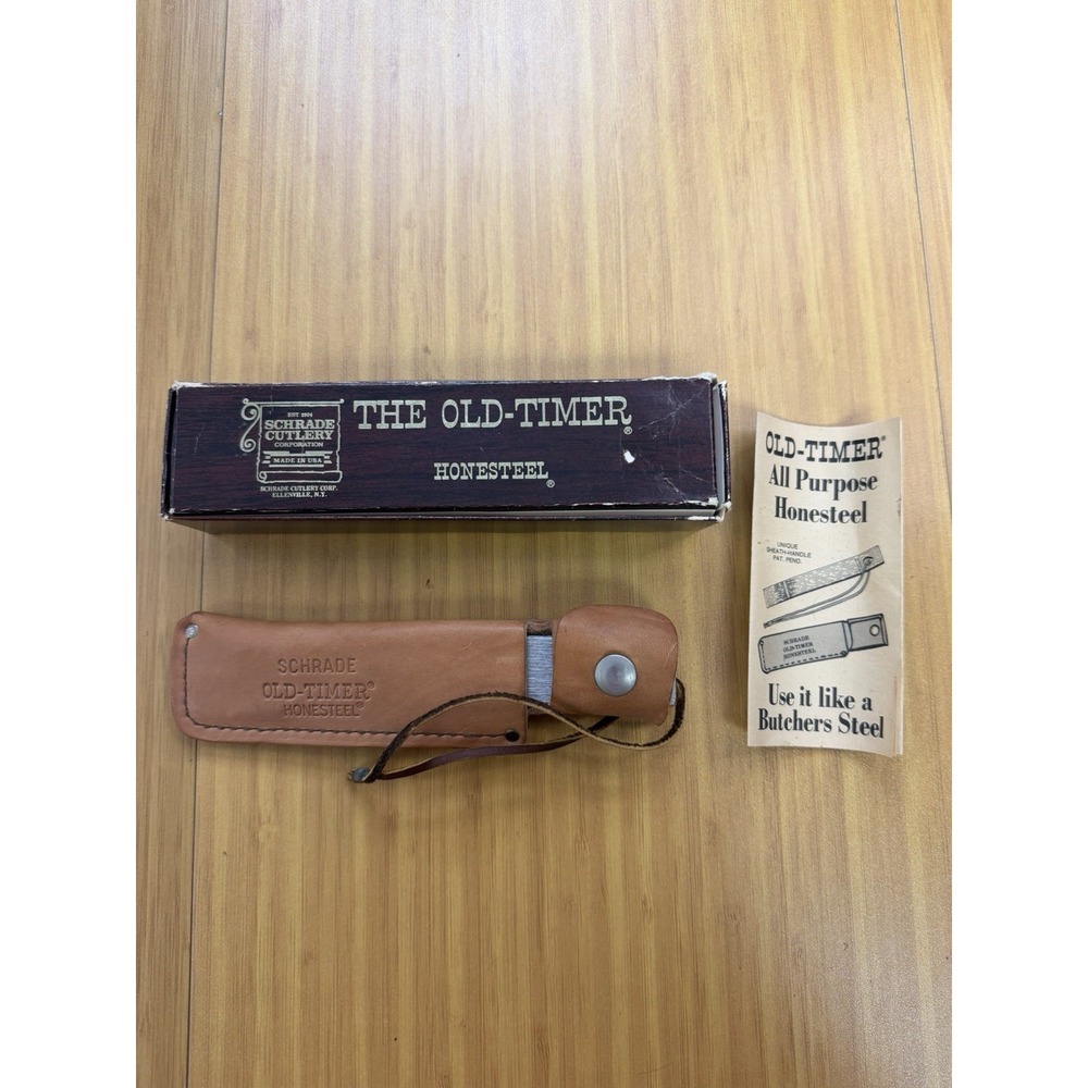 Schrade Cutlery USA The Old Timer Honesteel With Case And Box